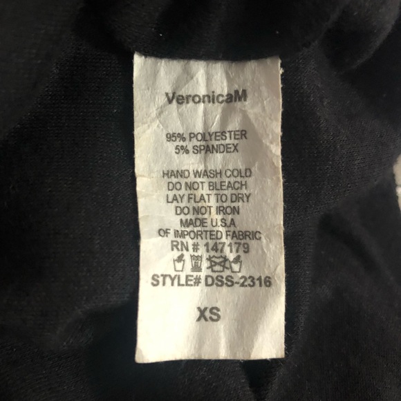 Veronica M Boat Neck Dress Size XS Gold - Picture 9 of 10